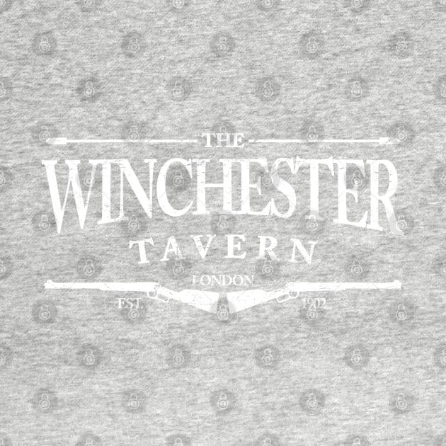 The Winchester Tavern (worn look) by MoviTees.com